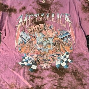 Purple Metallica Graphic Tee